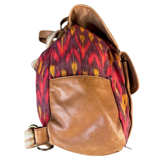The Sak Backpack Womens Large Boho Woven Southwest Faux Leather Bag Western - Picture 4 of 12